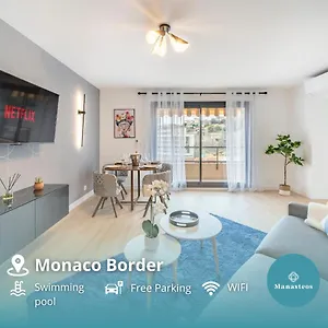  Appartement 5mn Monaco - Vue - Parking - Piscine - Bb France